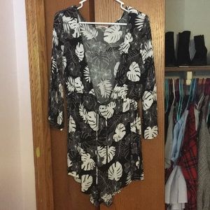Black and white romper. New with tags